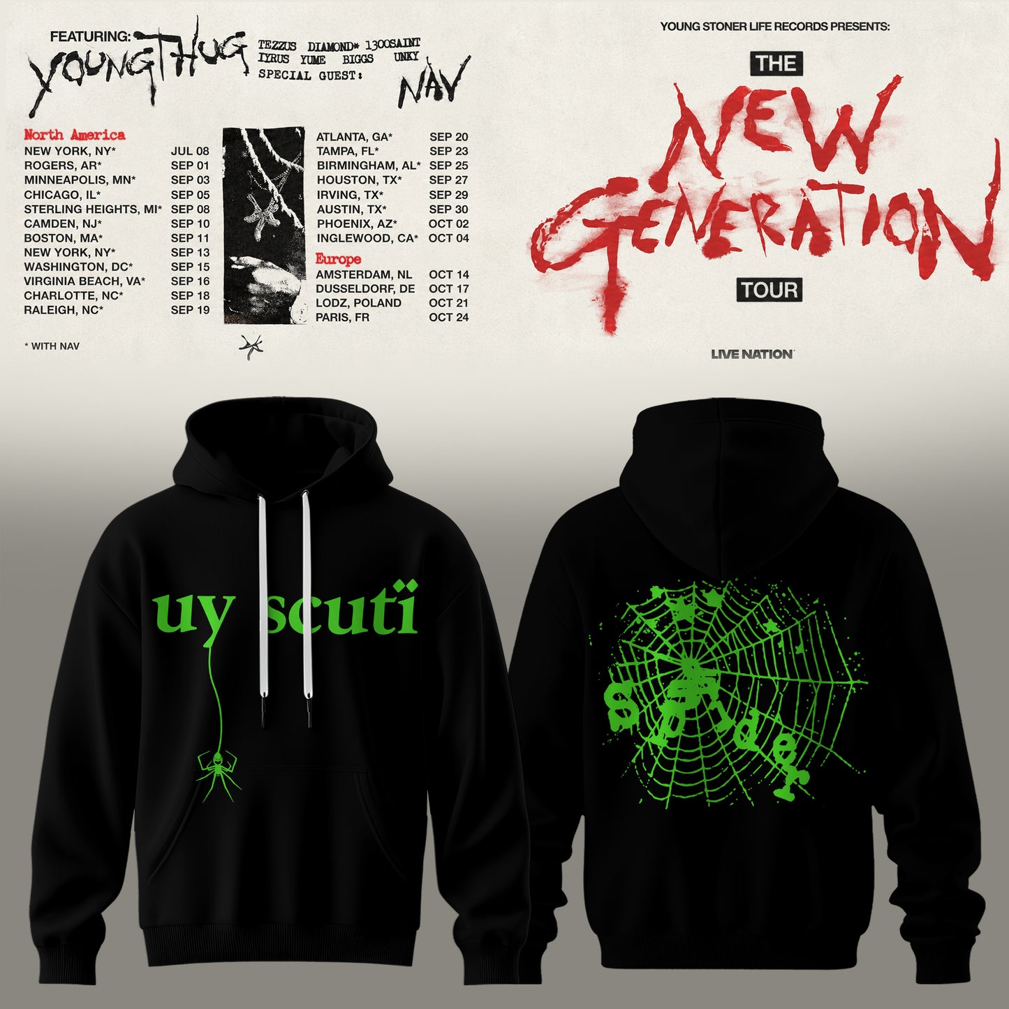 Young Thug – SP5DER X UY SCUTI Limited Hoodie