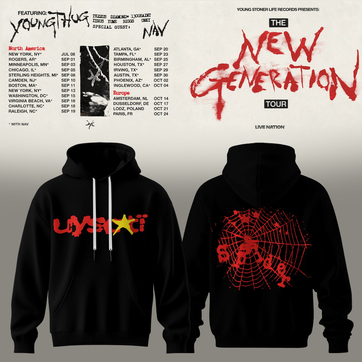 Young Thug – SP5DER X UY SCUTI Limited Hoodie