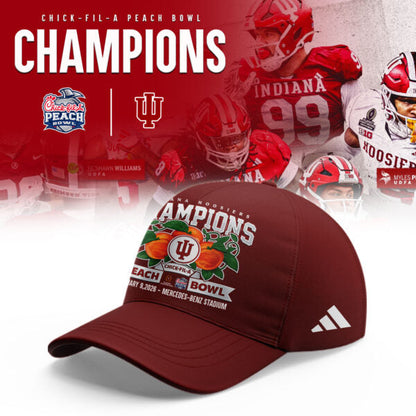 Indiana Hoosiers 2026 Peach Bowl Champions Limited Polo Shirt
