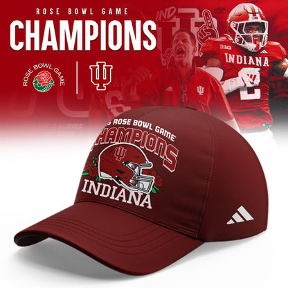 Indiana Hoosiers 2026 Rose Bowl Limited Half Zip Hoodie