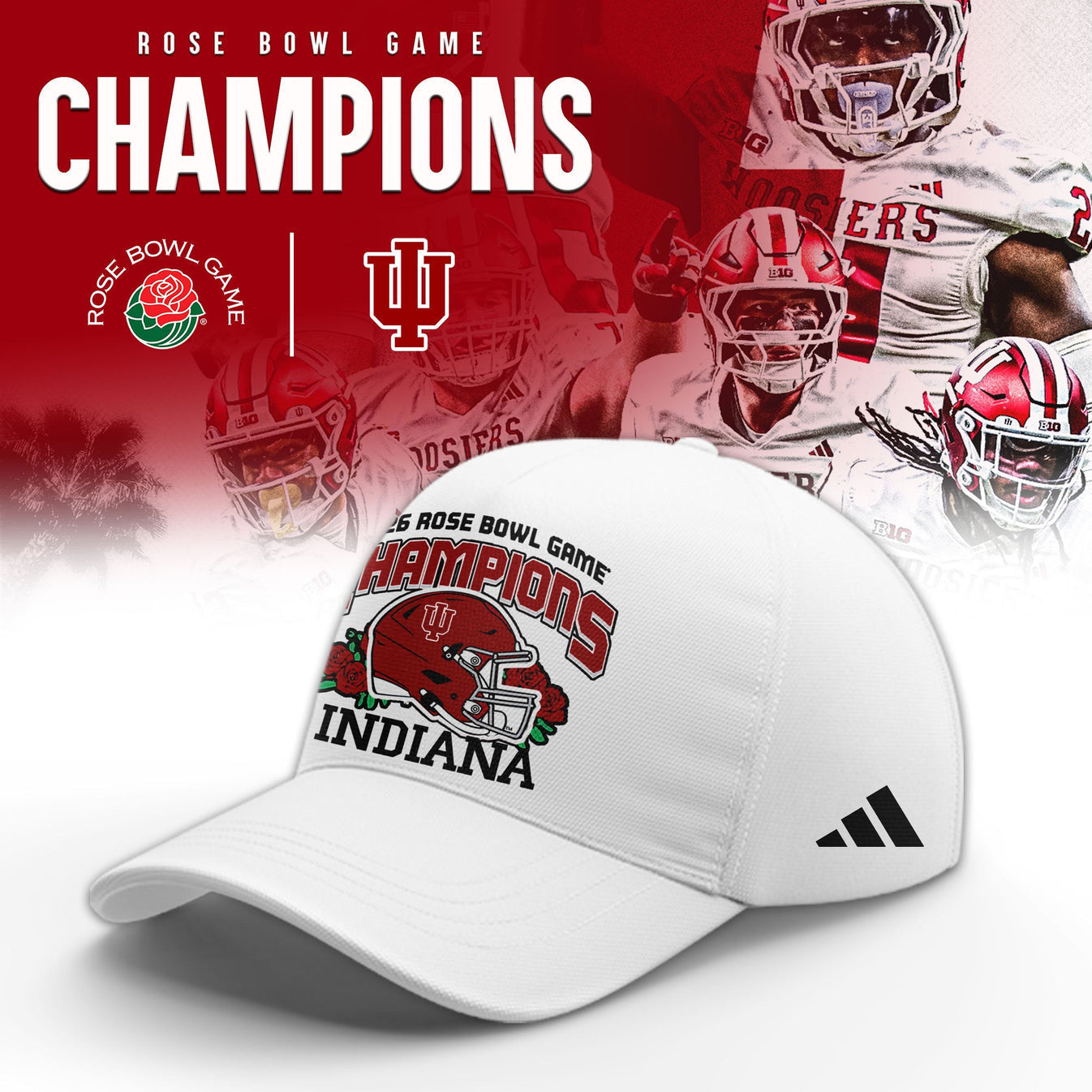 Indiana Hoosiers 2026 Rose Bowl Limited Sweatshirt