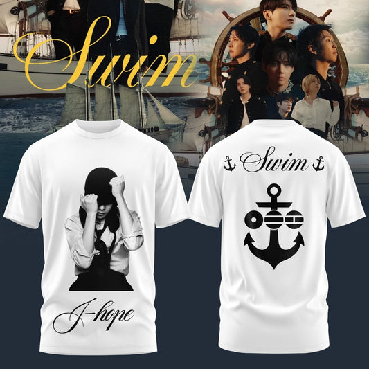BTS “ Swim Arirang Album Mixed Mesh Shirt - J-Hope