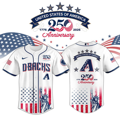 ARI Diamondbacks special America’s 250th Anniversary Limited Edition Jersey