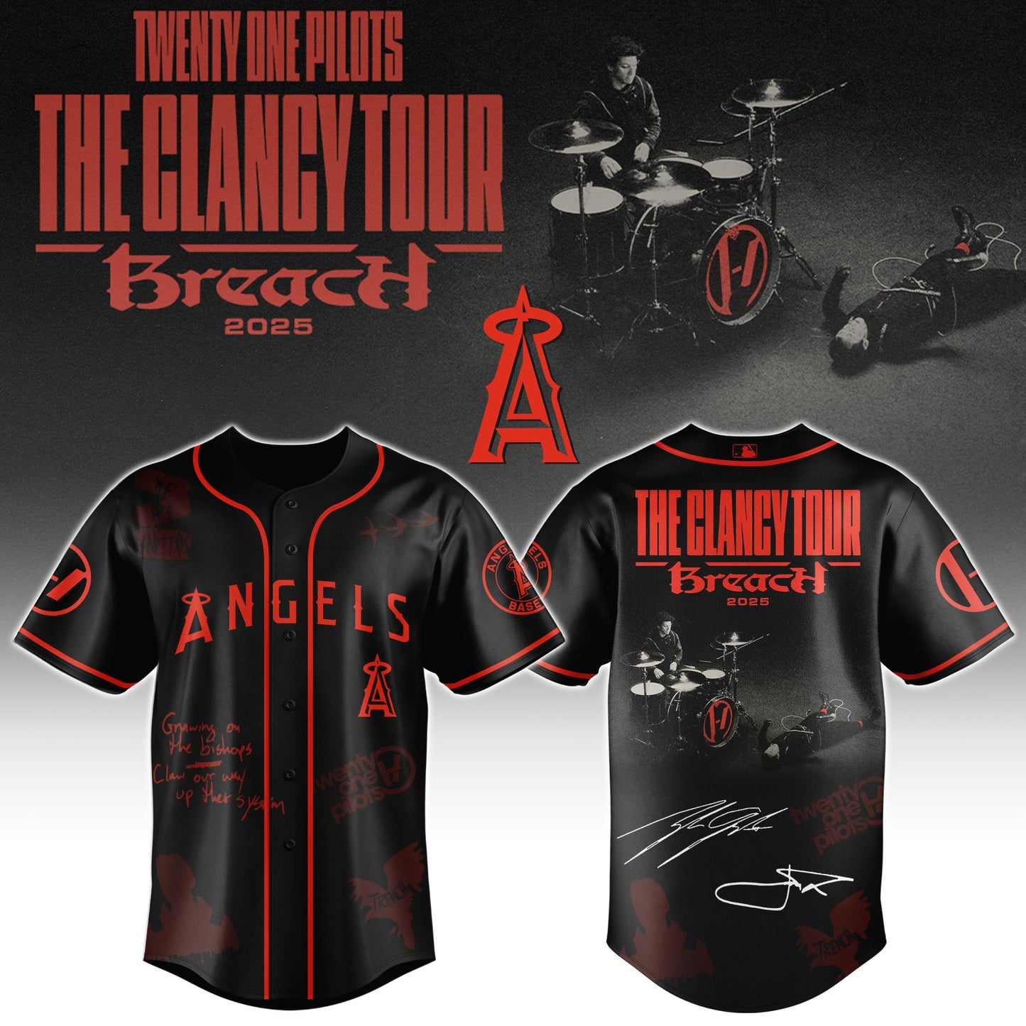 LAA x Twenty One Pilots _ The Clancy World Tour Jersey Limited Edition