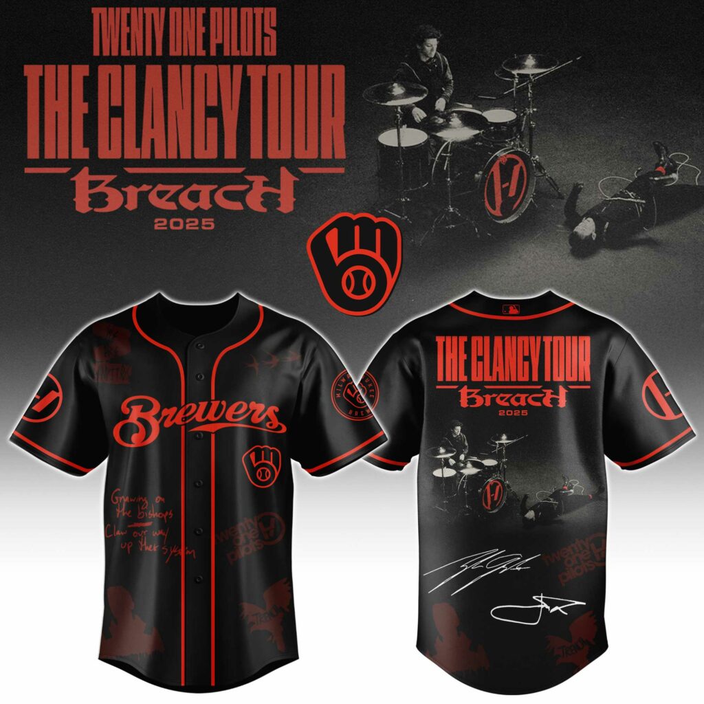 Baseball x Twenty One Pilots The Clancy World Tour Jersey
