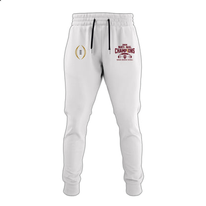 Indiana Hoosiers National Champions 2025/26 Hoodie White Limited Edition + Selling Out Fast