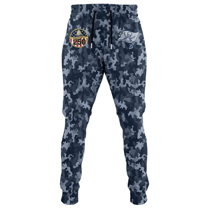 Tampa Bay Buccaneers Navy 250th Birthday Hoodie Limited Edions