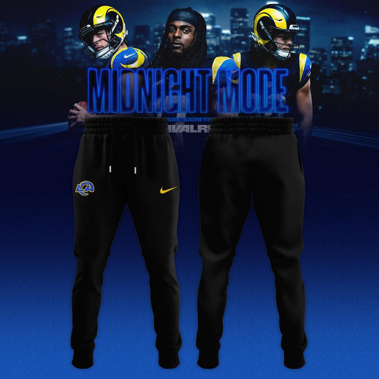 Los Angeles Rams Midnight Blue 2025 Rivalries Special Bomber Jacket