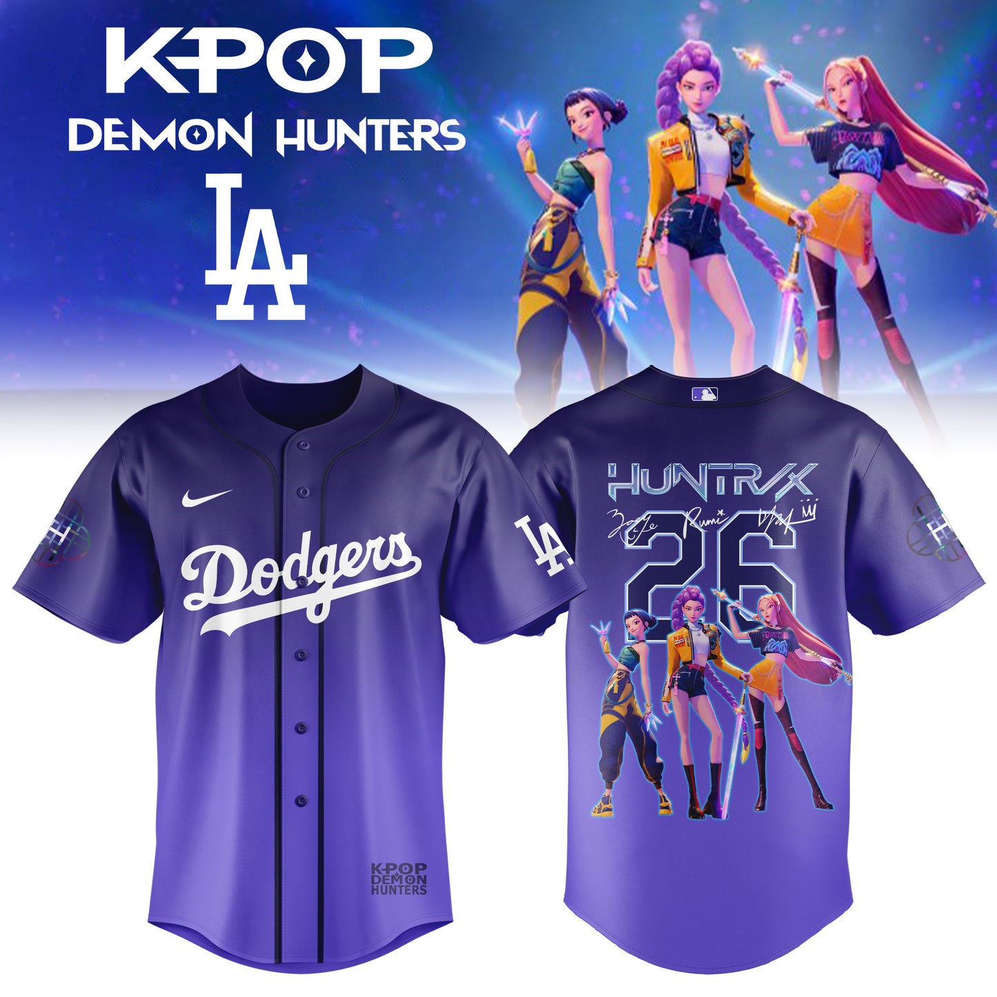 All Team MLB x Kpop Demon Hunters 2026 Limited Edition Jersey
