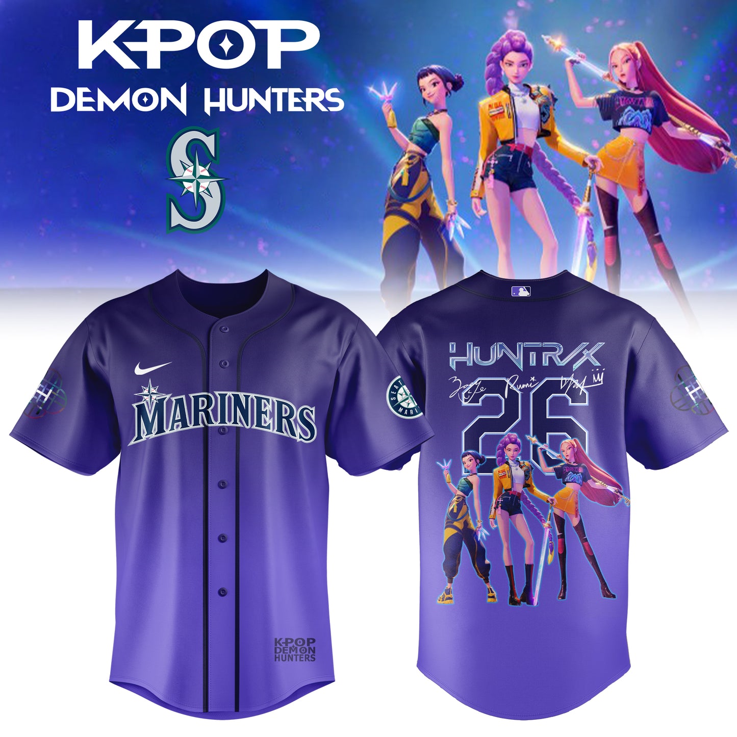 All Team MLB x Kpop Demon Hunters 2026 Limited Edition Jersey