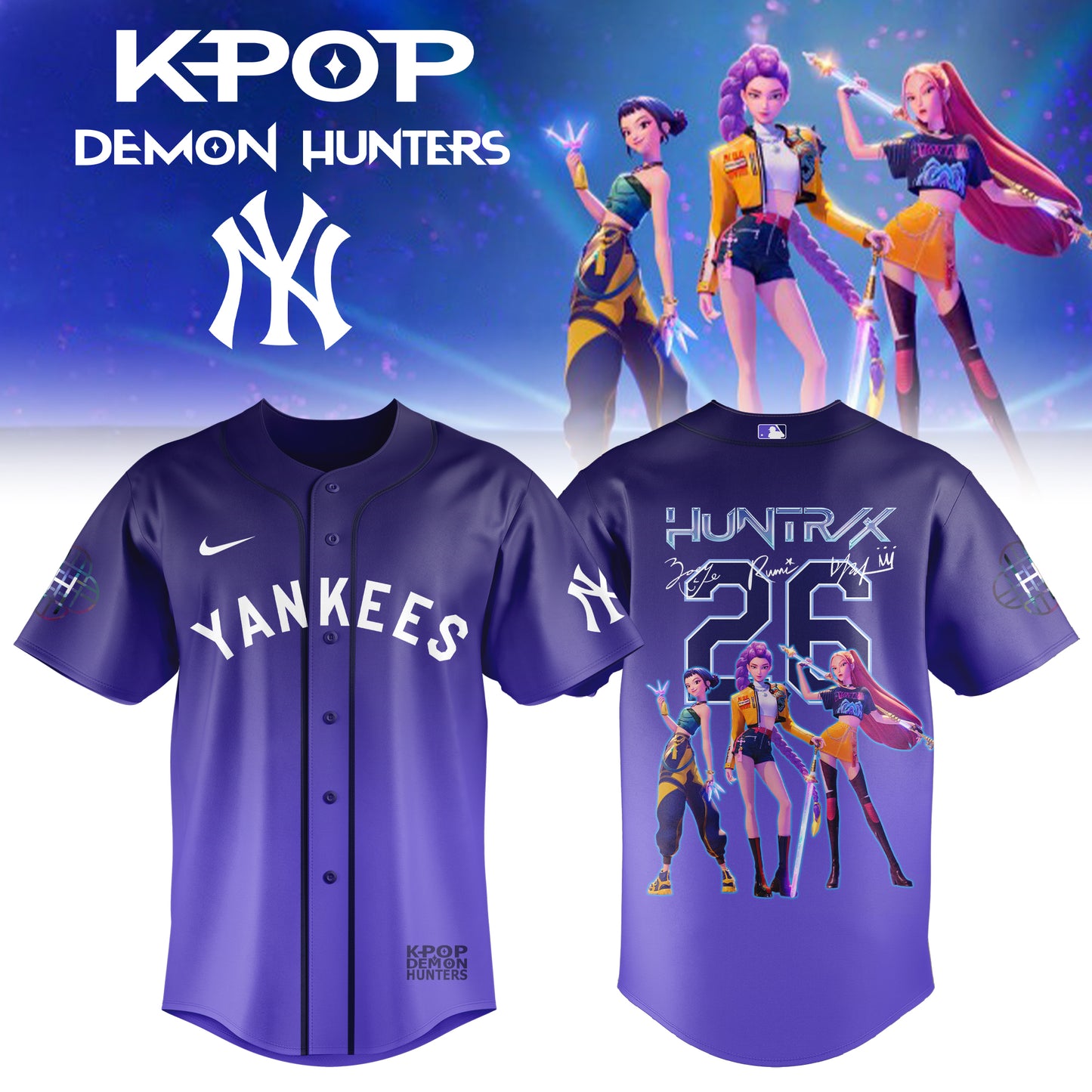 All Team MLB x Kpop Demon Hunters 2026 Limited Edition Jersey
