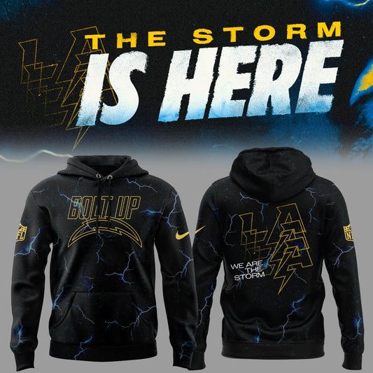 Limited Edition Chargers We Are The Storm 2026 Hoodie