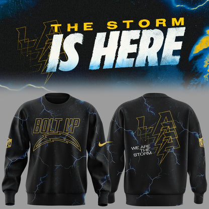 Limited Edition Chargers We Are The Storm 2026 Sweatshirt