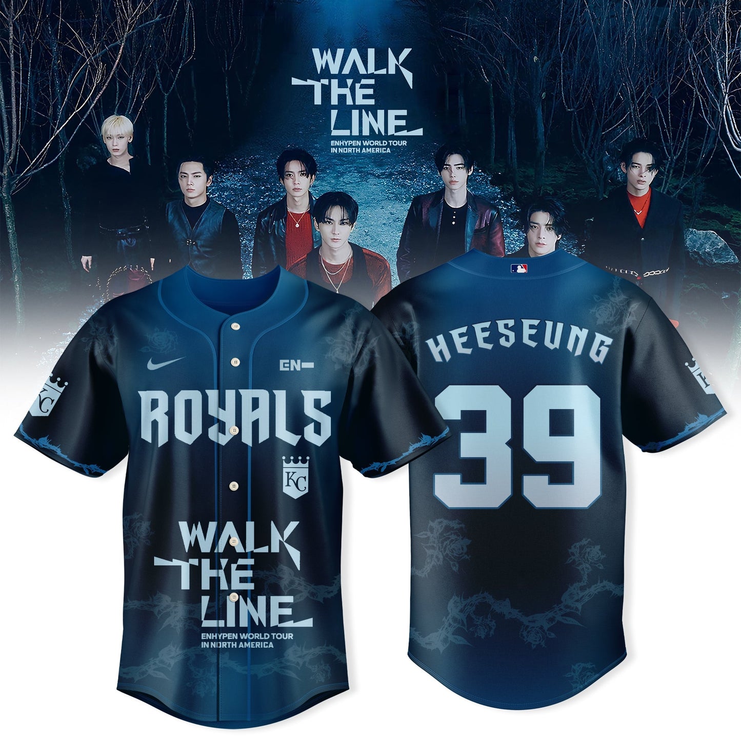 Kansas City Royals x ENHYPEN Walk the Line World Tour