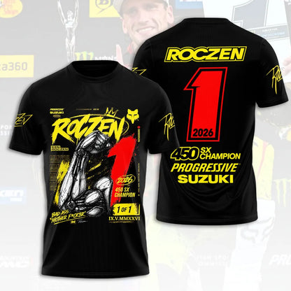 Ken Roczen 2026 AMA Supercross 450cc Champion Shirt
