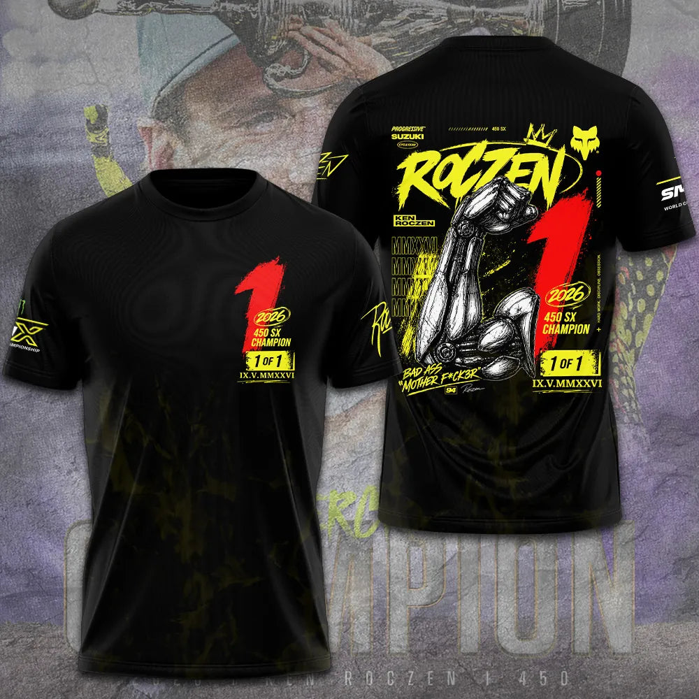 Limited Edition Ken Roczen 450SX Supercross Champion 2026 Shirt