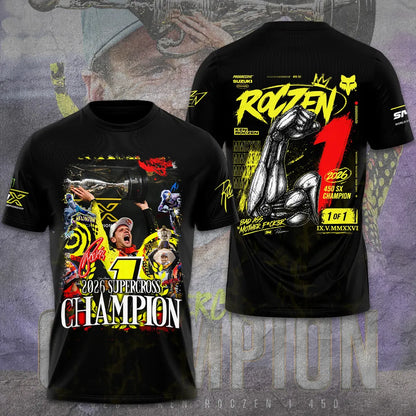 Limited Edition Ken Roczen 450SX Supercross Champion 2026 Shirt