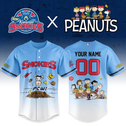 K. Smokies x Peanuts Night Game 2026 Limited Edition Jersey