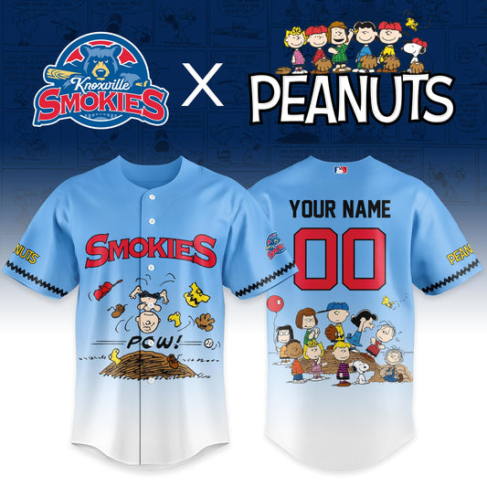 K. Smokies x Peanuts Night Game 2026 Limited Edition Jersey