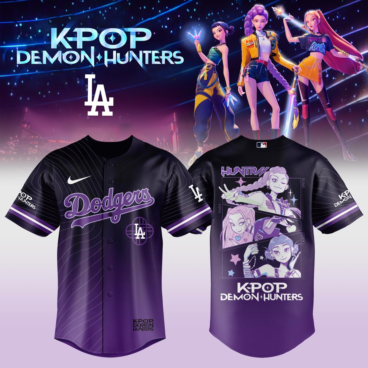 All Team MLB x Kpop Demon Hunters 2026 Limited Edition Jersey