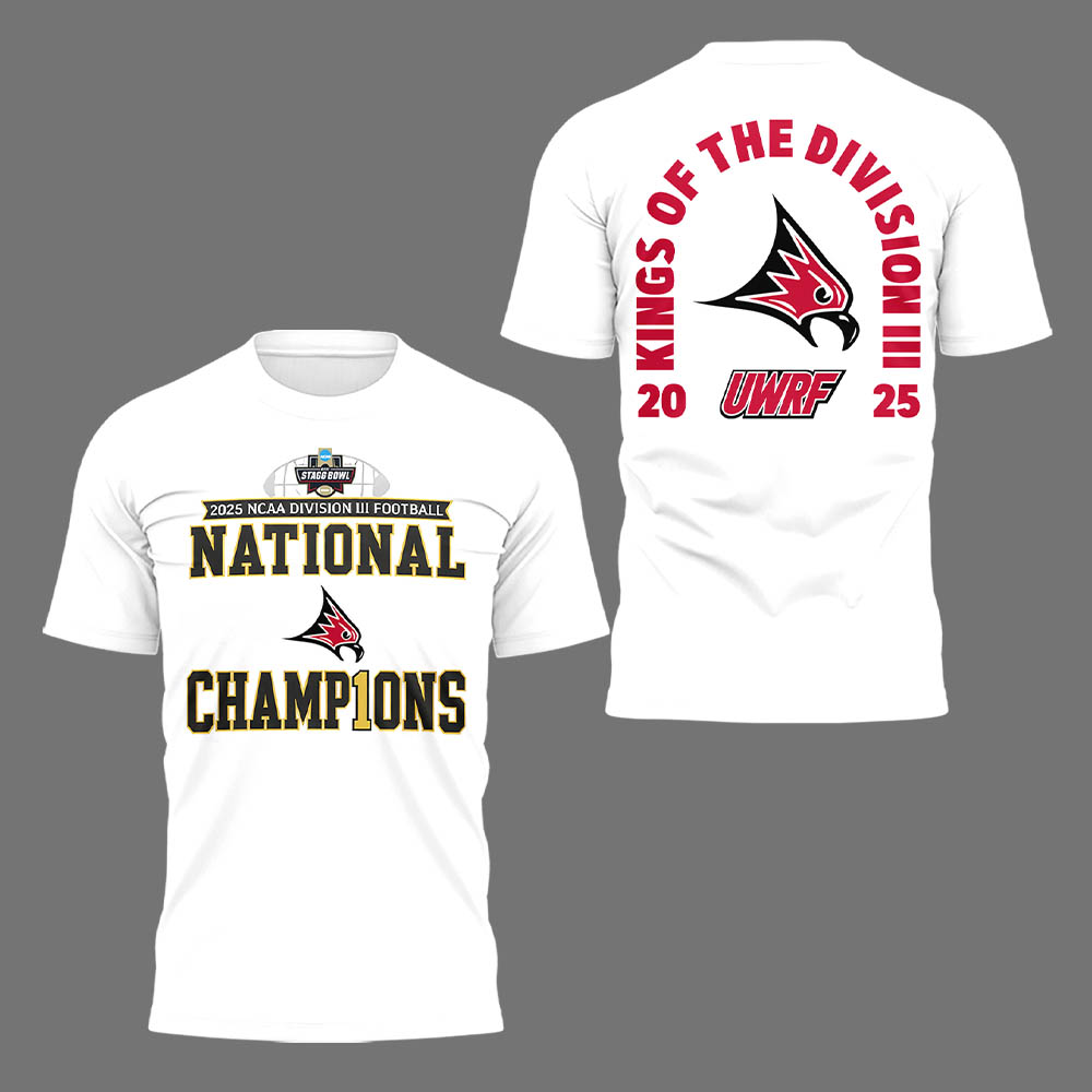 Limited Edition Falcon Football 2025 NCAA Division III National Champions TShirt