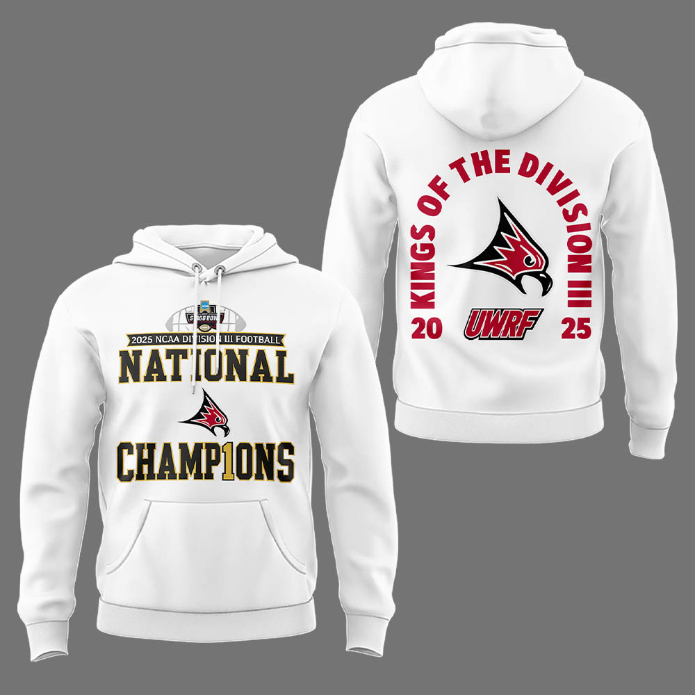 Limited Edition Falcon Football 2025 NCAA Division III National Champions Hoodie