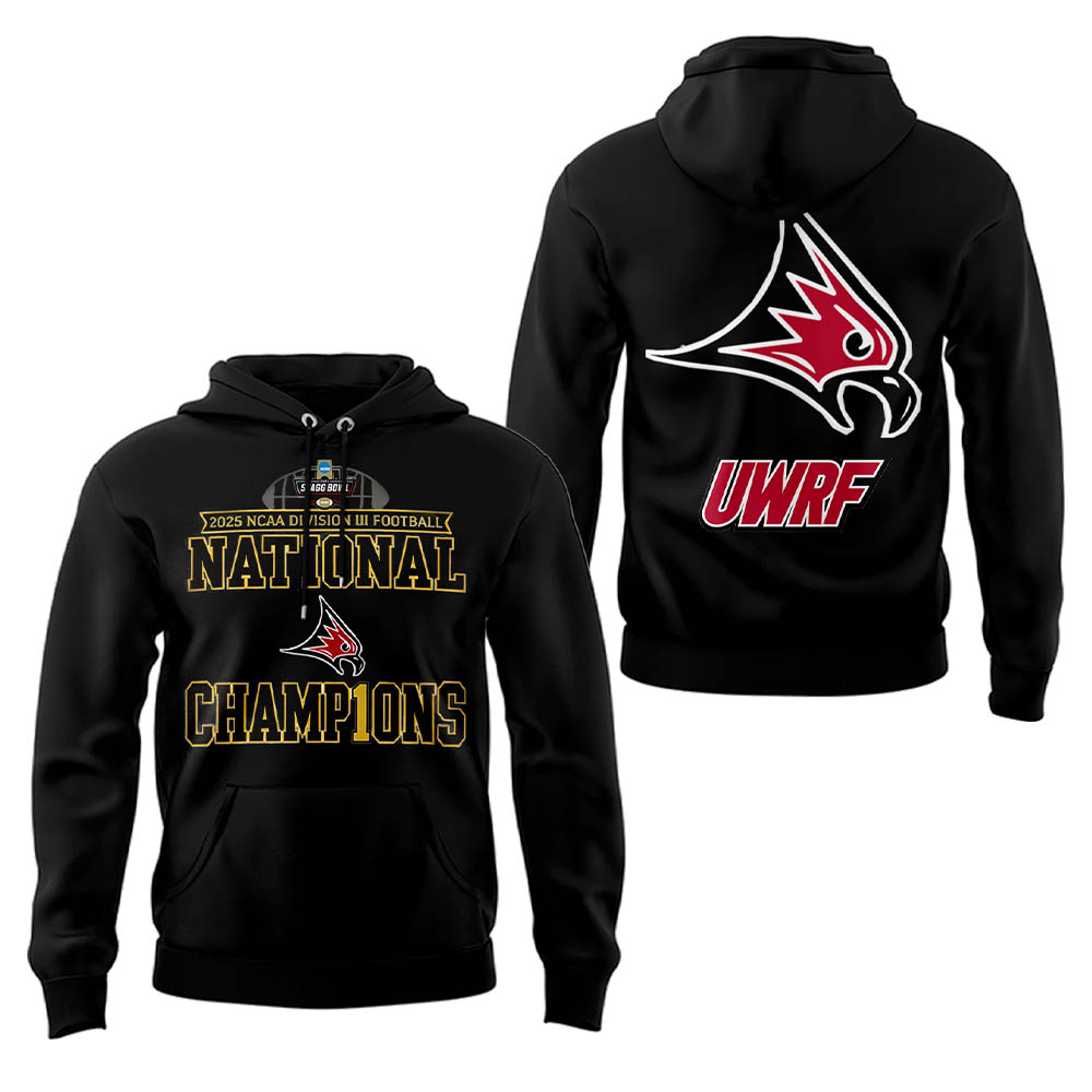 Limited Edition Falcon Football 2025 NCAA Division III National Champions Hoodie
