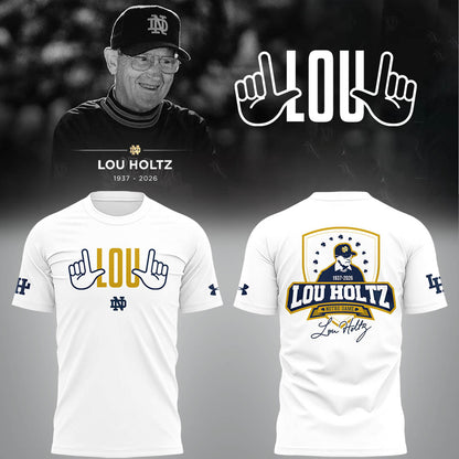 Notre Dame Legacy “ Lou Holtz Tribute Shirt