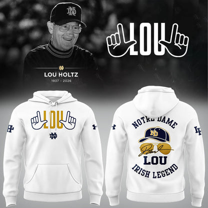 Notre Dame Legacy “ Lou Holtz Tribute Hoodie