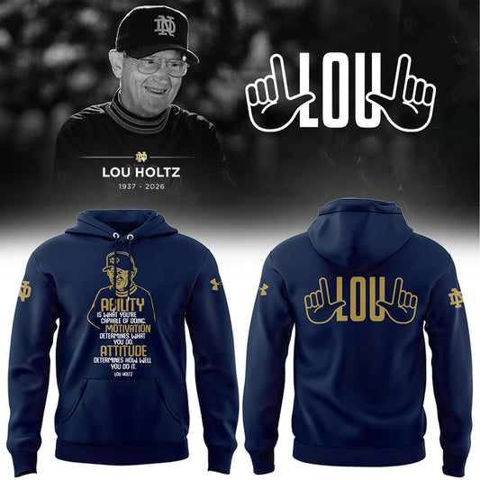 Notre Dame Legacy “ Lou Holtz Tribute Hoodie