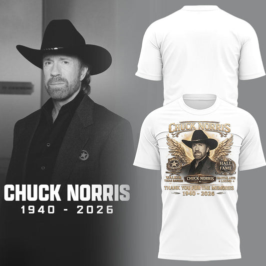 REST IN PEACE ðŸ–¤ðŸ•Šï¸ Chuck Norris TShirt