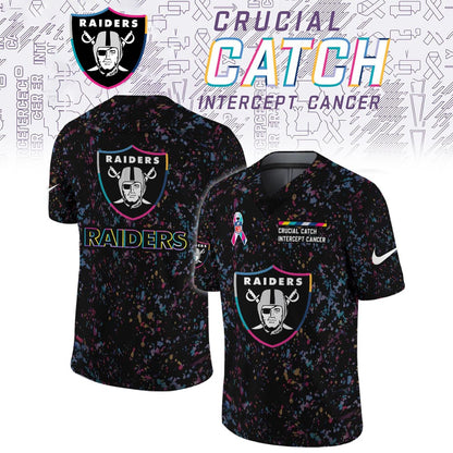 Las Vegas Raiders Crucial Catch Limited Football Jersey