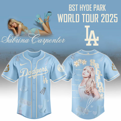 LA Dodgers x Sabrina Carpenter Short  Sweet Tour Jersey Editions Limited +Selling Out Fast