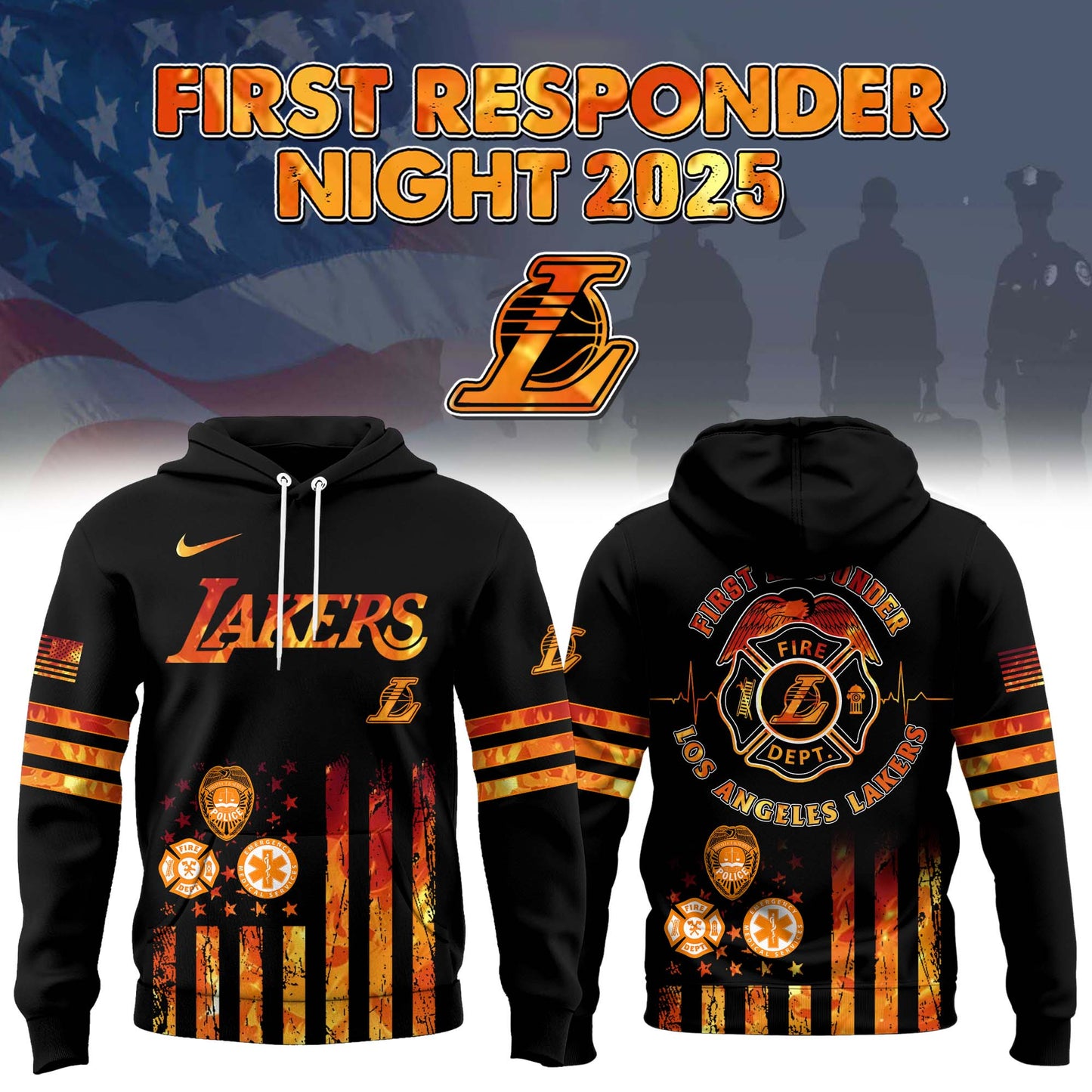 Los Angeles Lakers x 2025 National First Responders Night