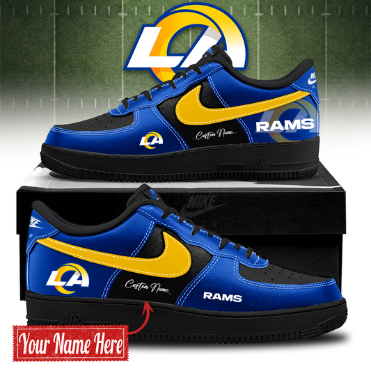 Los Angeles Rams EDITION – BOLD BLACK & BLUE AF1 Sneaker