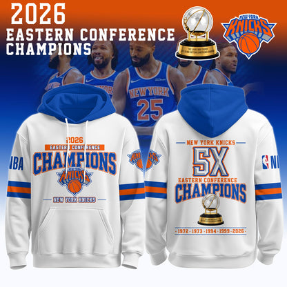 NEW YORK KNICKS 2026 Eastern Conference Champions Hoodie
