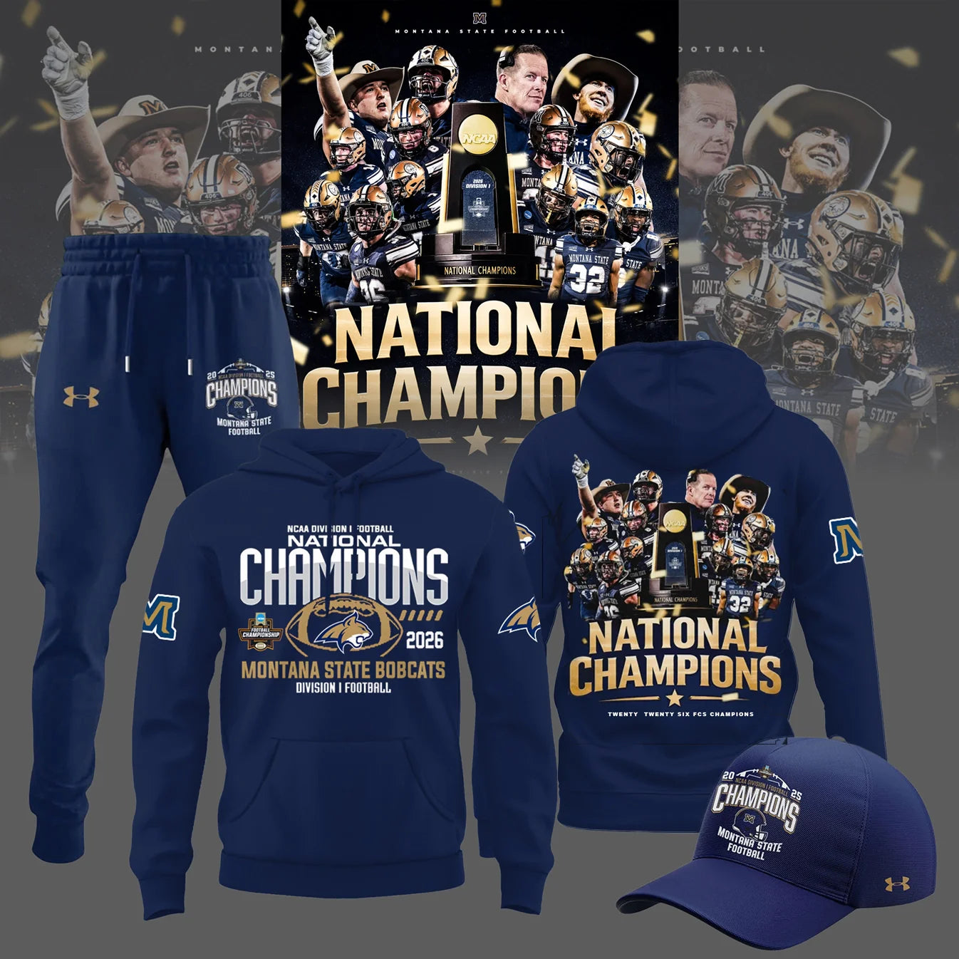 Limited Edition MSU Champions 2026 FCS Hoodie