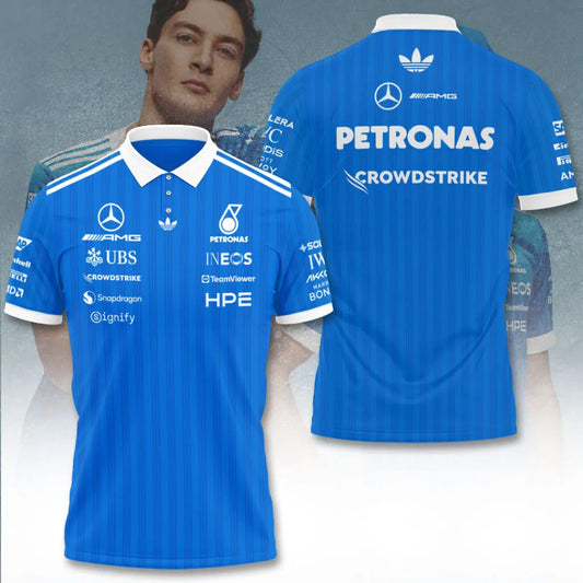 Mercedes AMG Petronas F1 Team 3D Apparel Polo