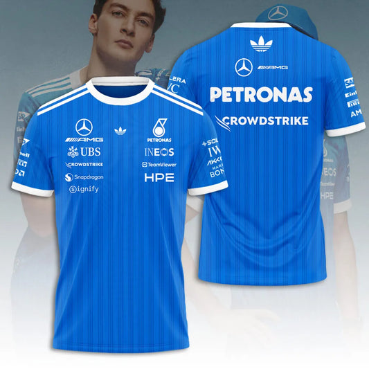 Mercedes AMG Petronas F1 Team 3D Apparel T-Shirt