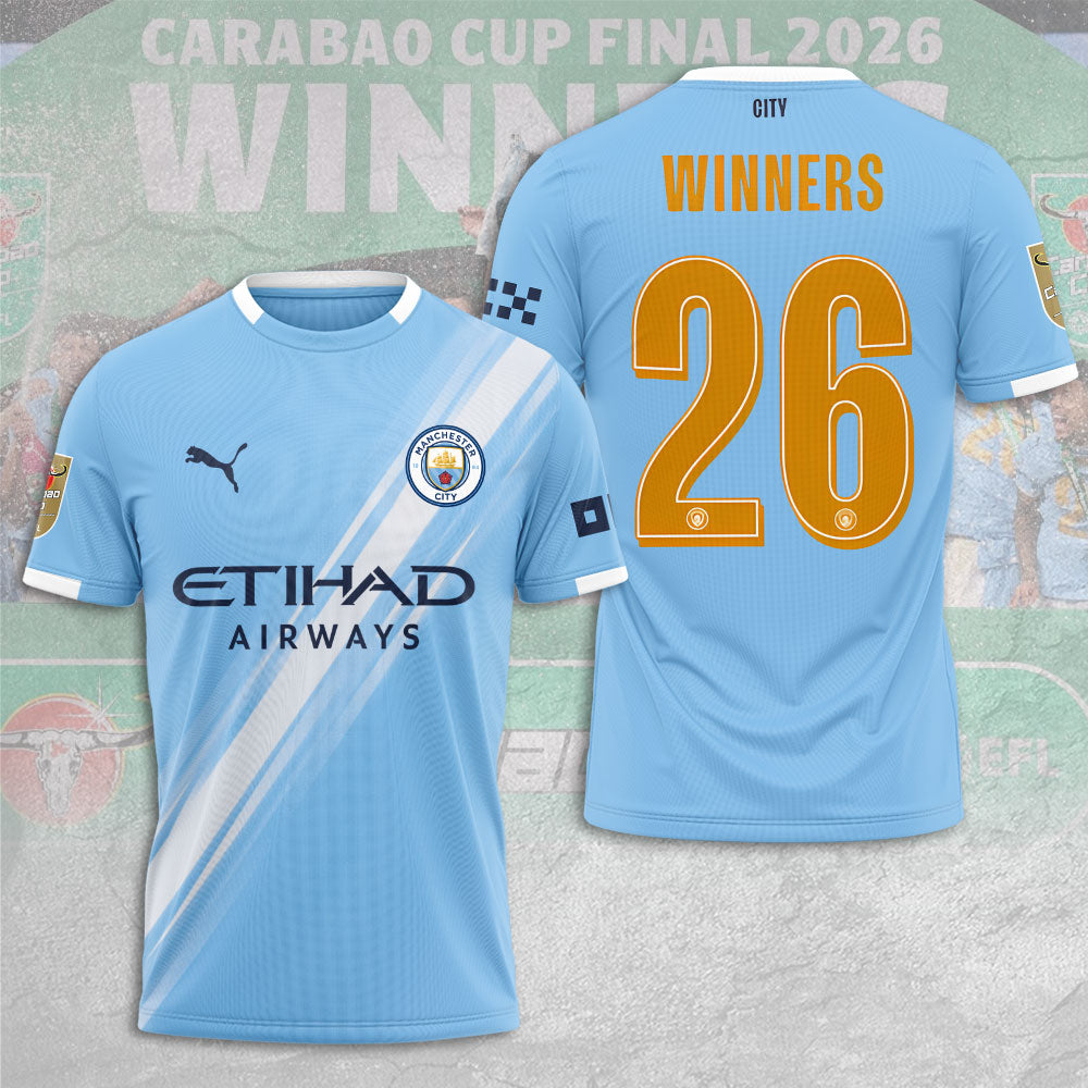 Manchester City Carabao Cup Winner™s 2026 3D Apparel