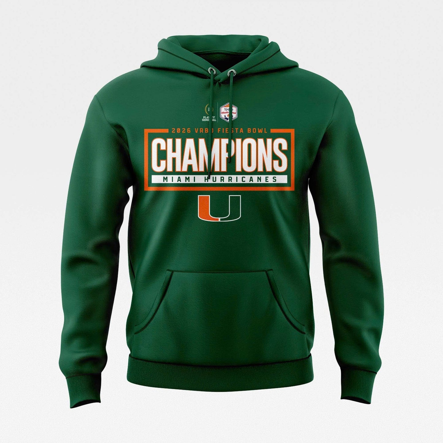 Miami Hurricanes College Football Playoff 2025 Fiesta Bowl Champions Combo Hoodie