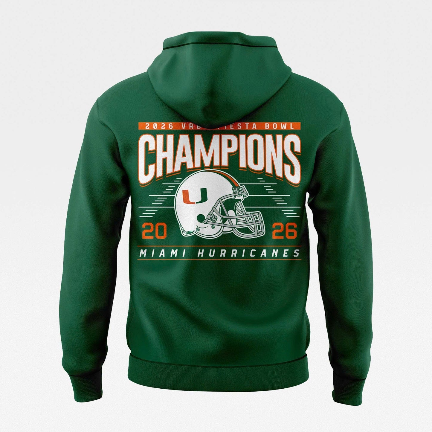 Miami Hurricanes College Football Playoff 2025 Fiesta Bowl Champions Combo Hoodie
