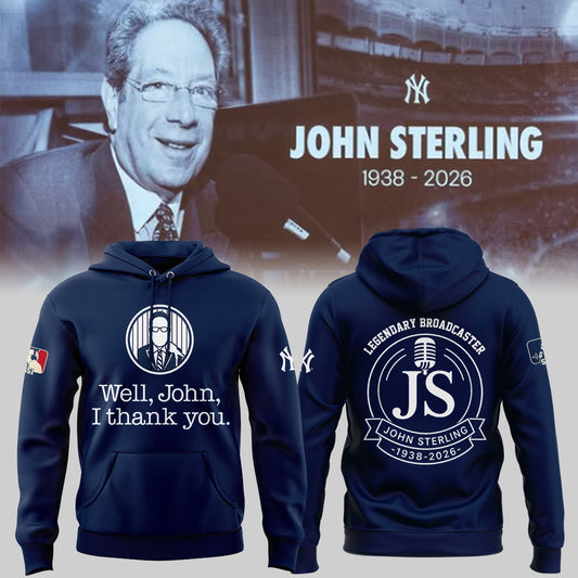 “Remembering John Sterling — The Voice of the Yankees” Hoodie