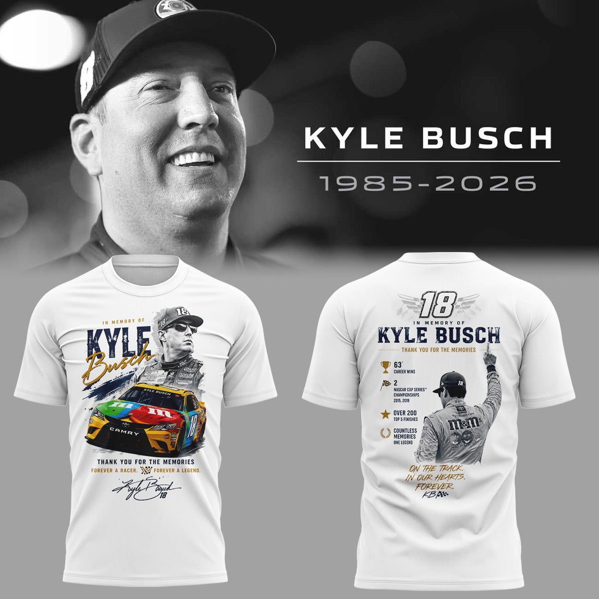 Limited Edition Rowdy Forever Racing Tribute Shirt