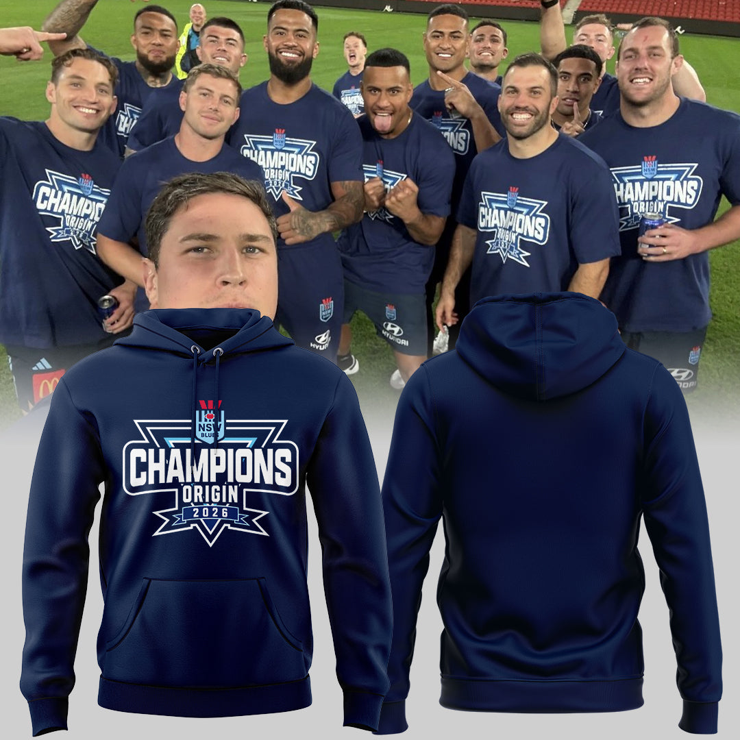 NSW Blues Champions State of Origin 2026 Hoodie