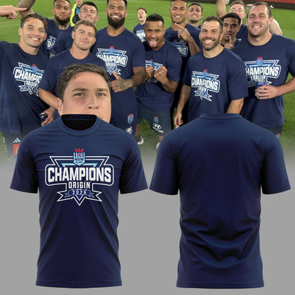 NSW Blues Champions State of Origin 2026 Tee