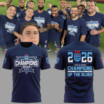 NSW Blues Champions State of Origin 2026 Tee