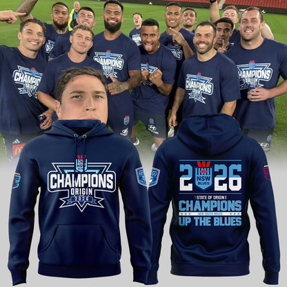 NSW Blues Champions State of Origin 2026 Hoodie