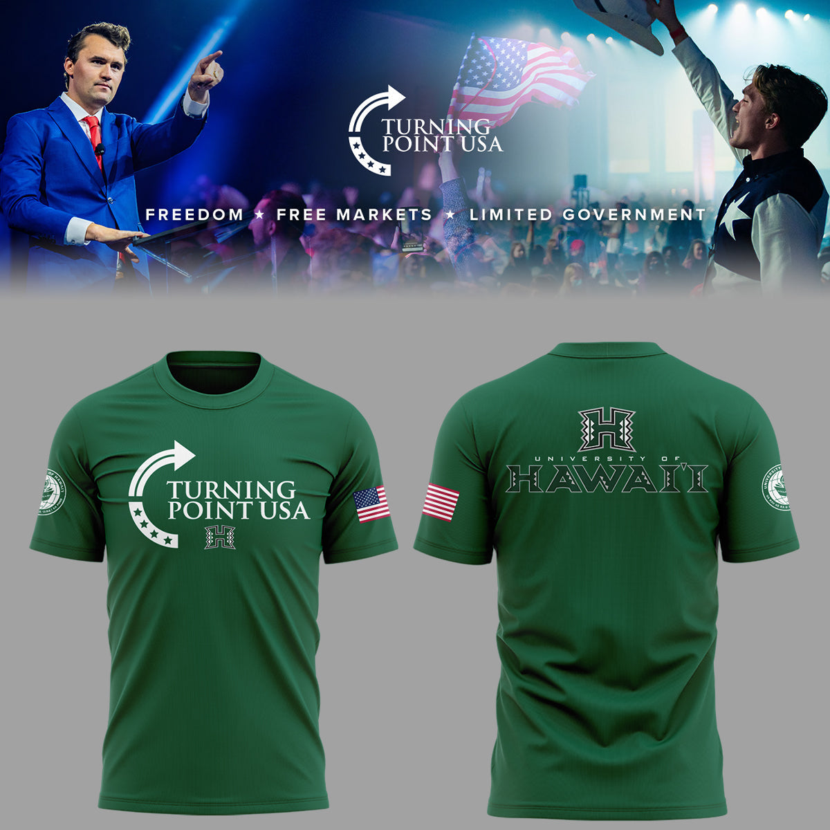 Limited Edition Hawai™i x Turning Point USA 2025 TShirt