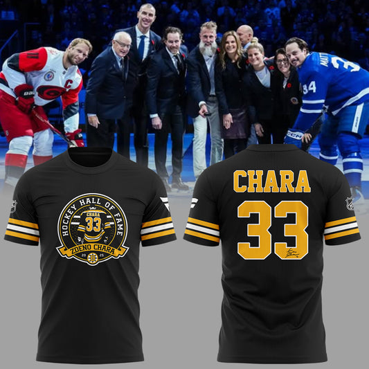 Limited Edition Bruins Chara Hockey Hall Of Fame 2025 Tshirt